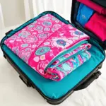 Vera Bradley Travel Blanket Folded