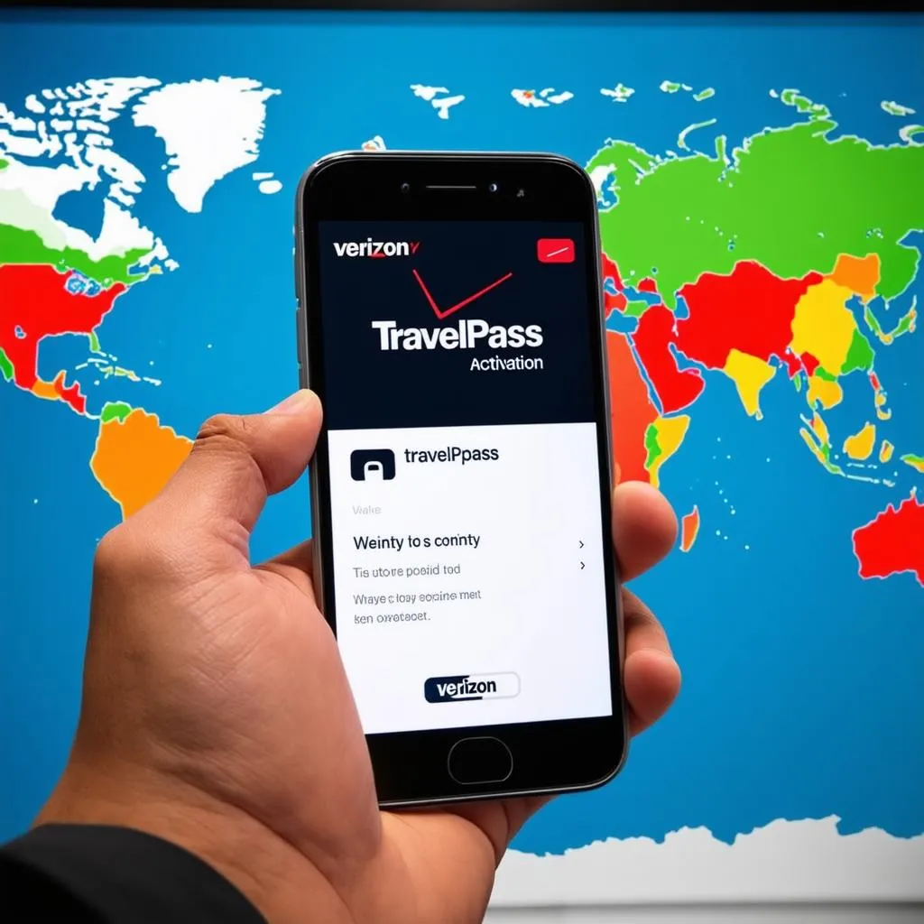 Using Verizon TravelPass App