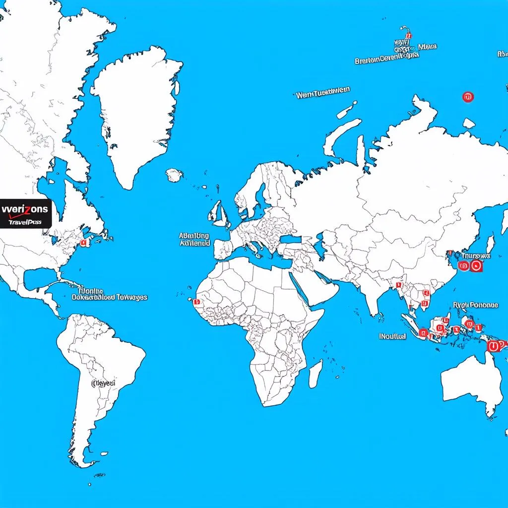 Verizon TravelPass Coverage Map