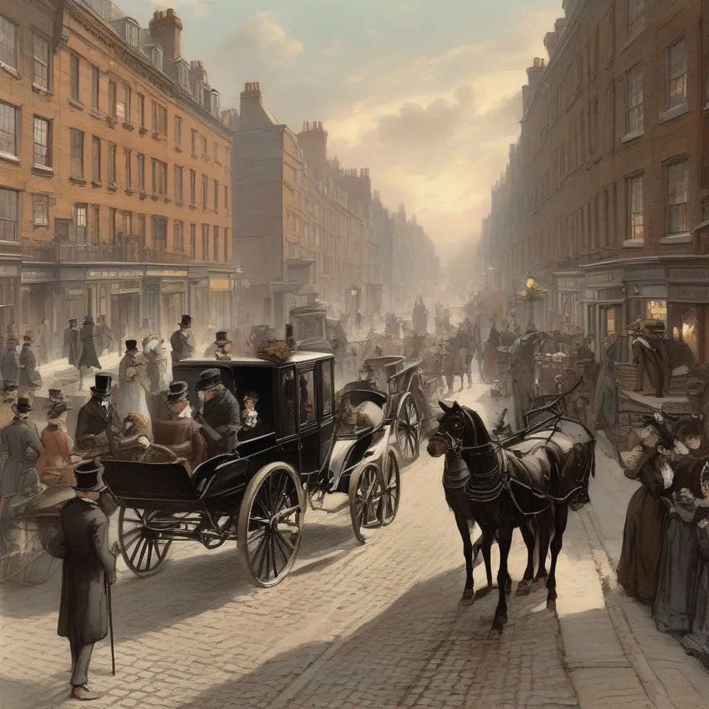 Victorian Era Street Scene