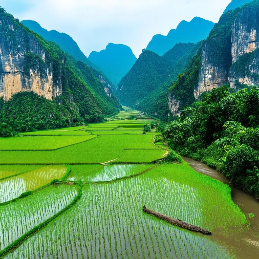 Scenic View of Vietnam