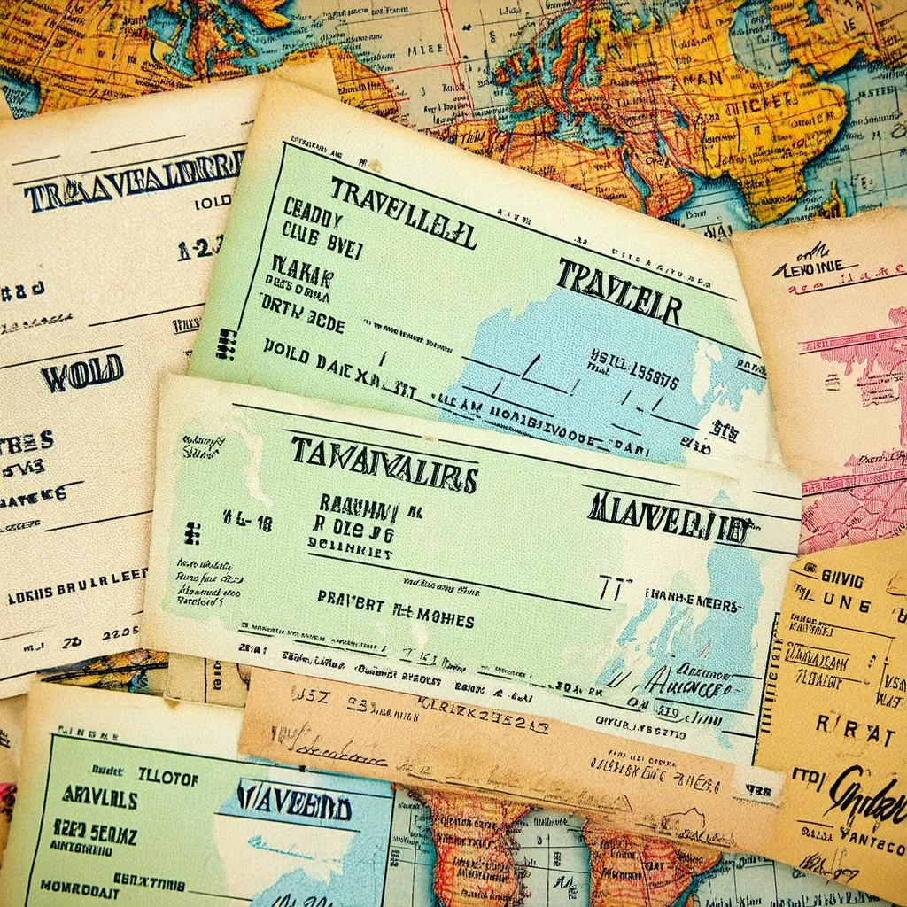 Vintage Traveler's Checks