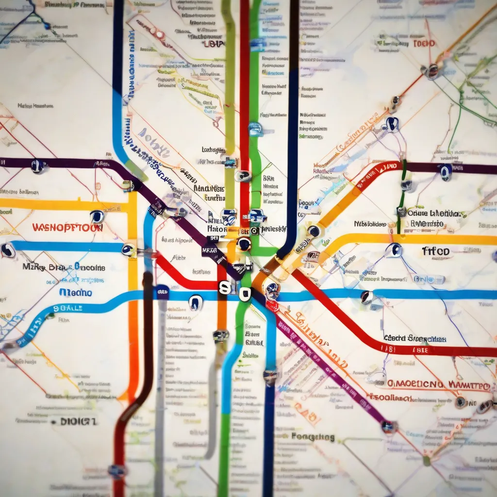 Washington DC Metro Map