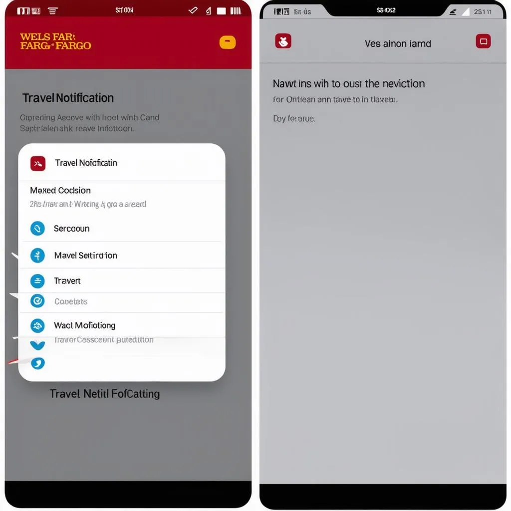 Wells Fargo App Travel Alerts