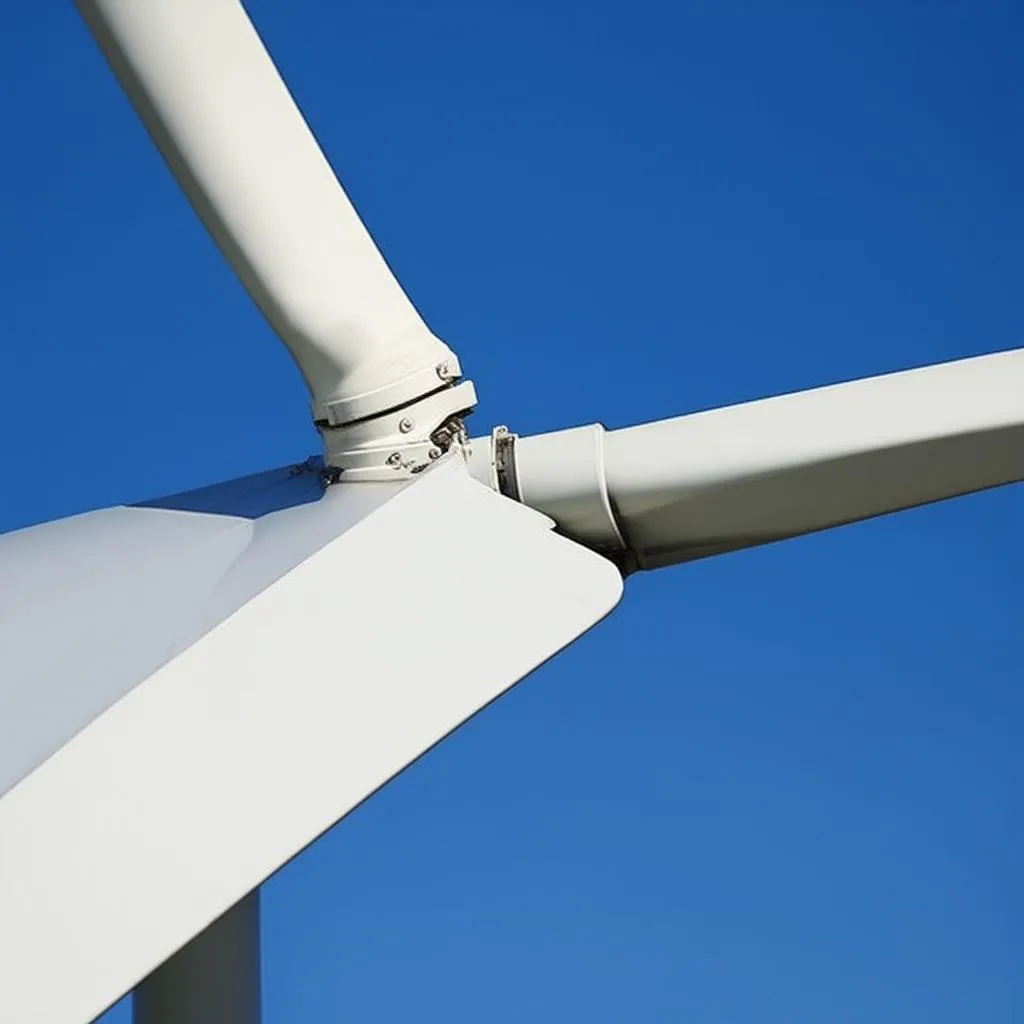 Wind Turbine Blade Closeup