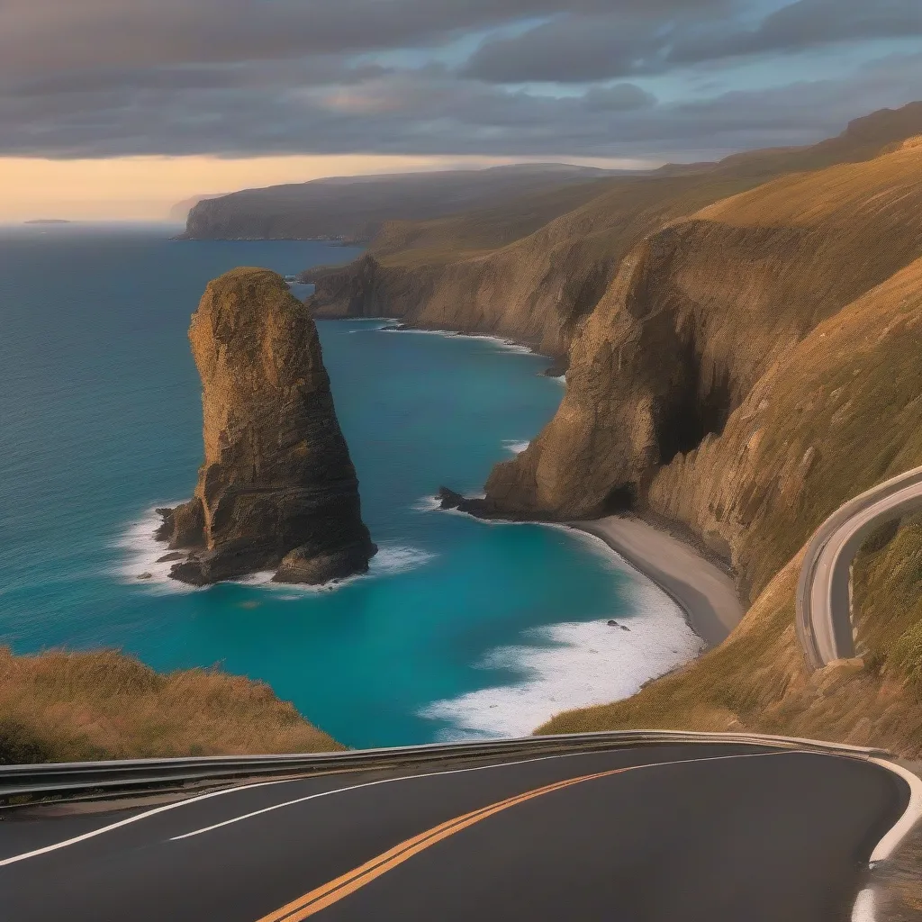 A Car Travels Along the Particular: A Scenic Road Trip Guide