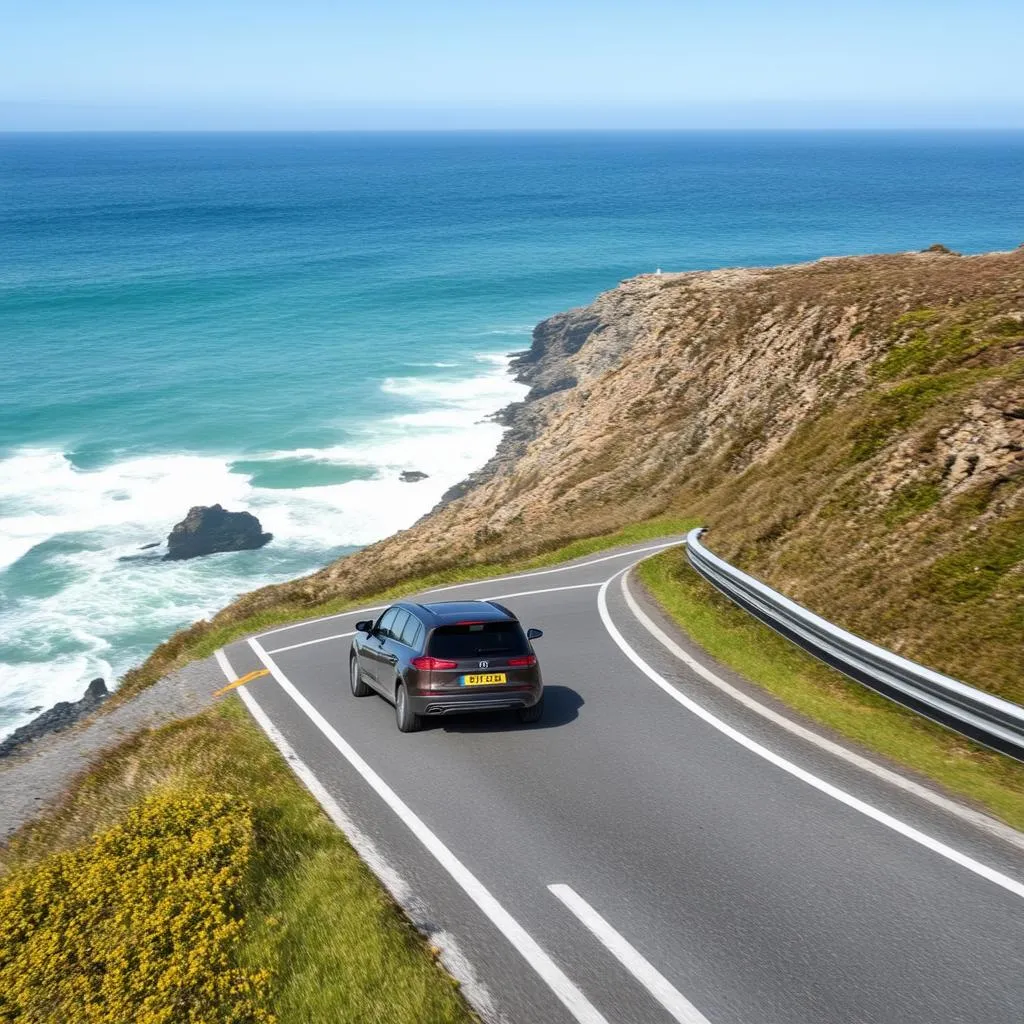 Winding Coastal Road