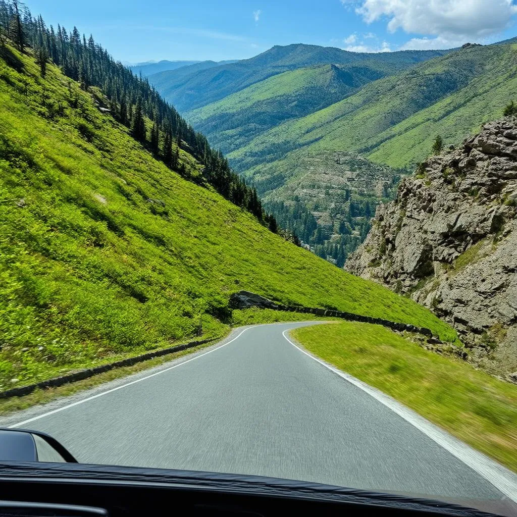 Winding Mountain Road