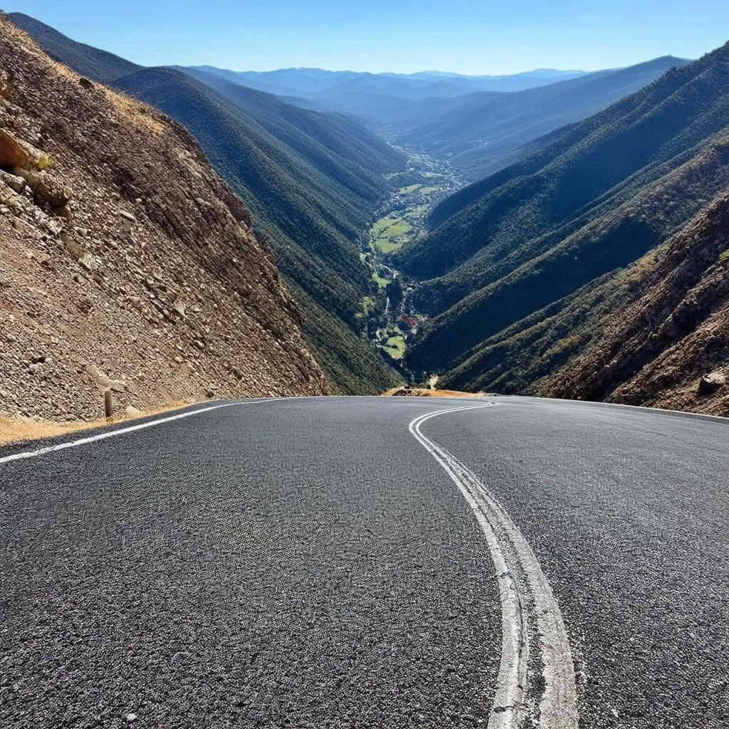 Winding Mountain Road