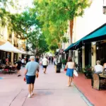 Charming shops and cafes line Park Avenue in Winter Park