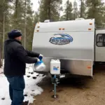 Winterizing a Keystone Cougar Travel Trailer