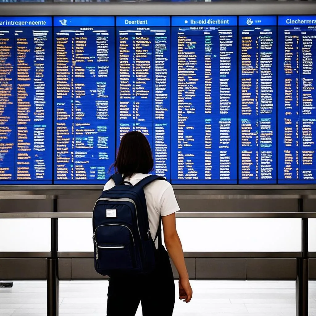 Woman at Airport