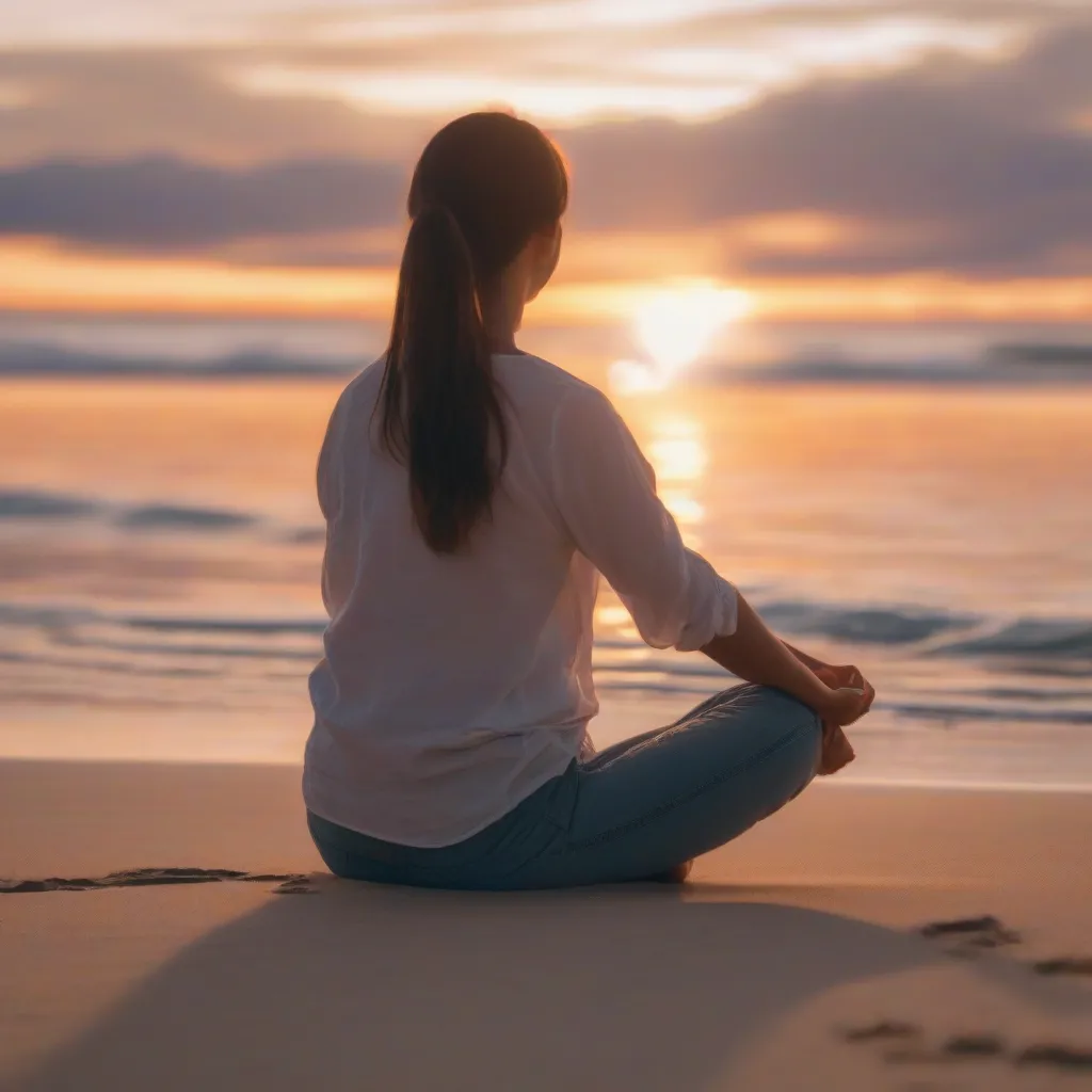 Meditation on Beach