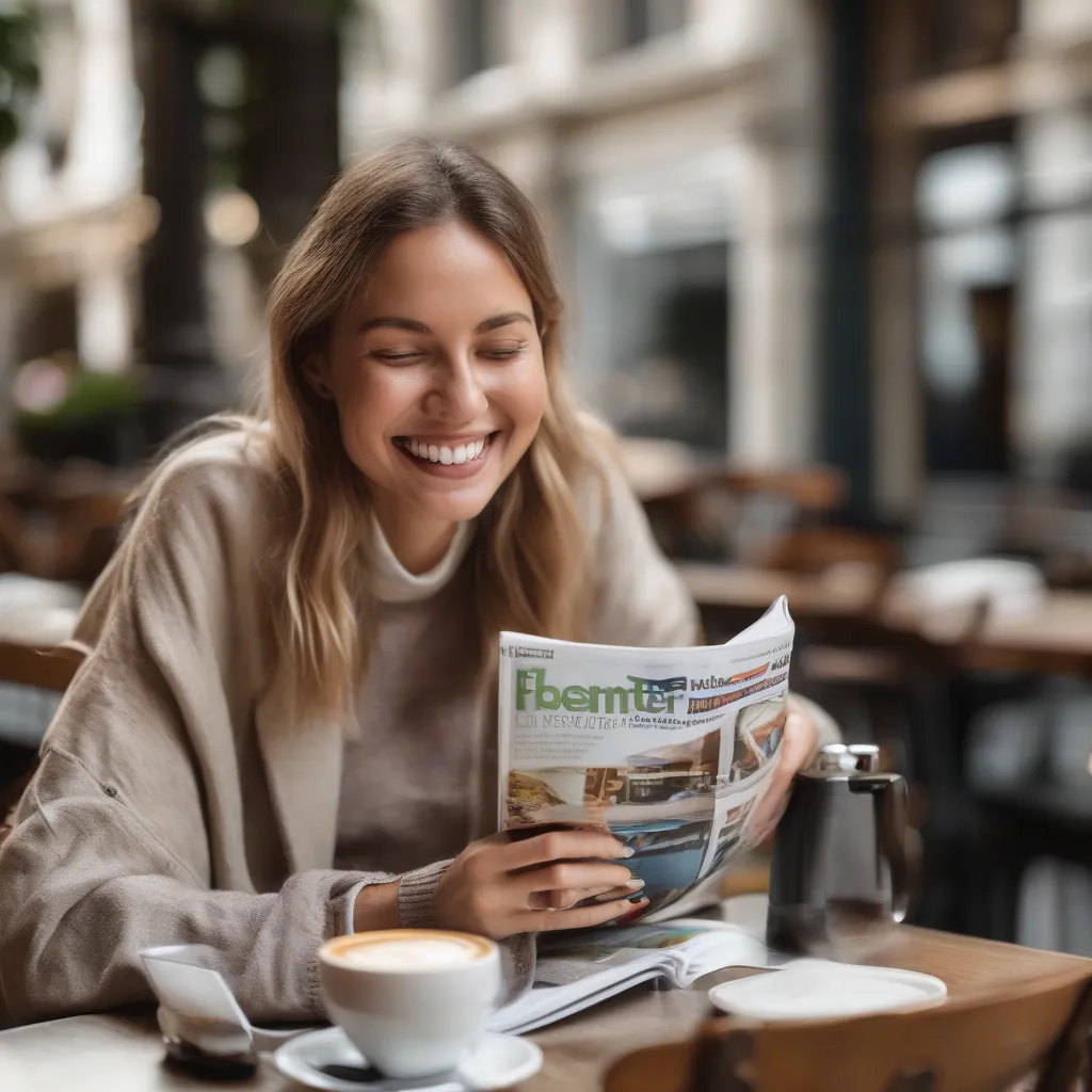 woman-reading-travel-magazine-cafe