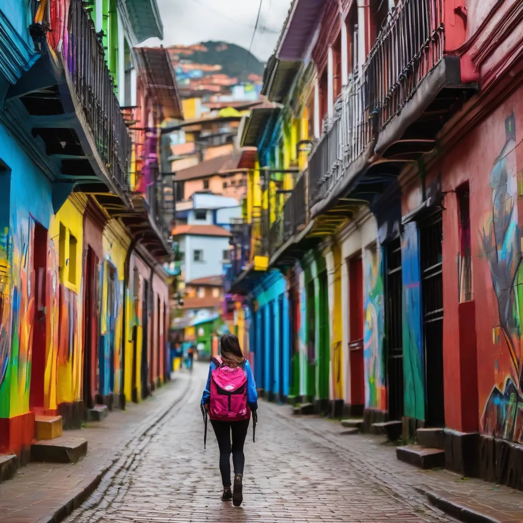 Confident Woman in Bogota