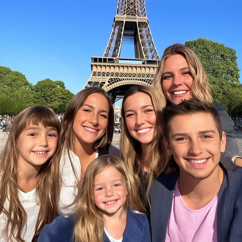 Family vacation in Paris