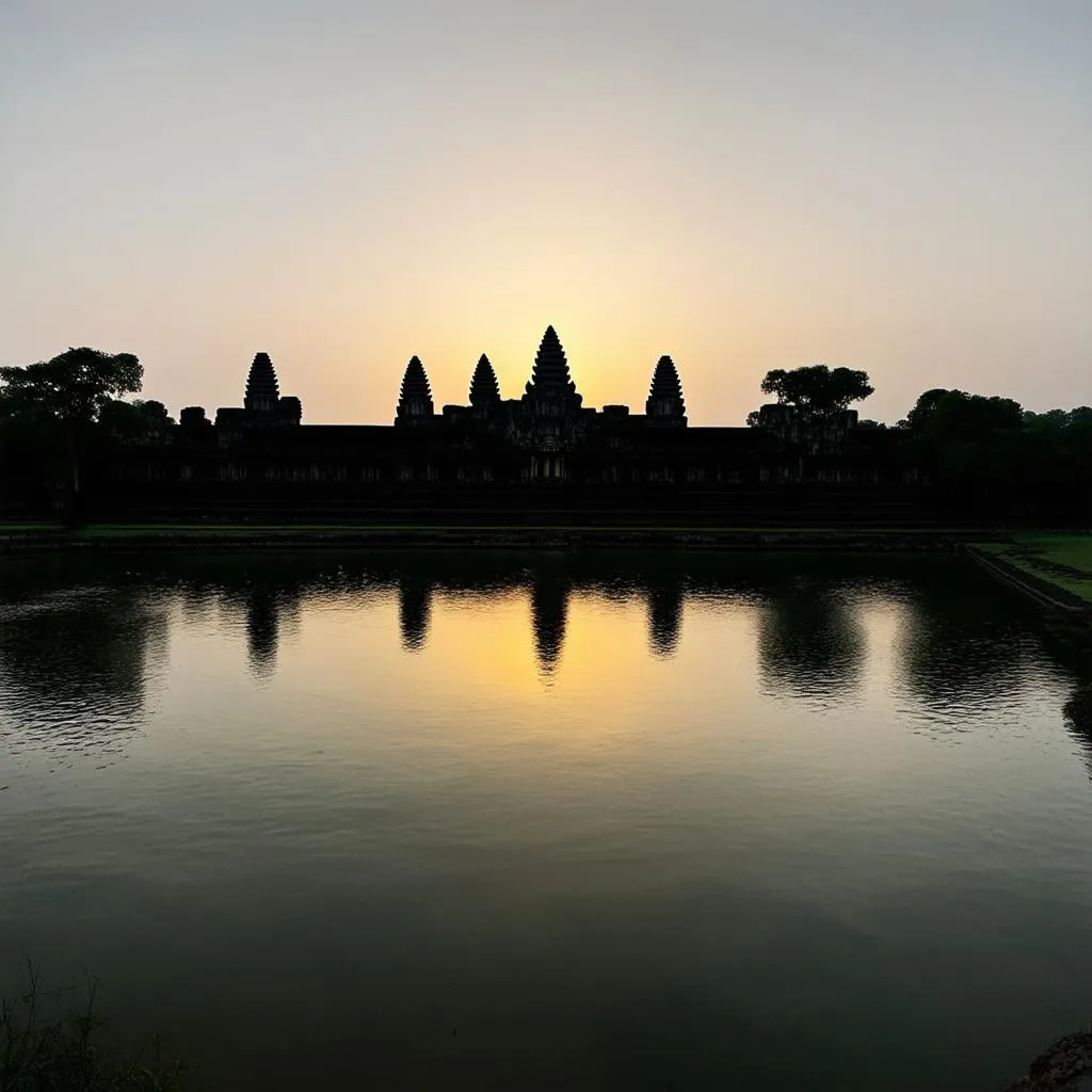 Sunrise over Angkor Wat