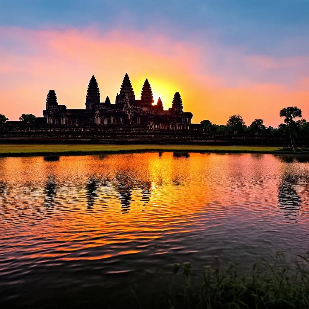 Sunrise over Angkor Wat