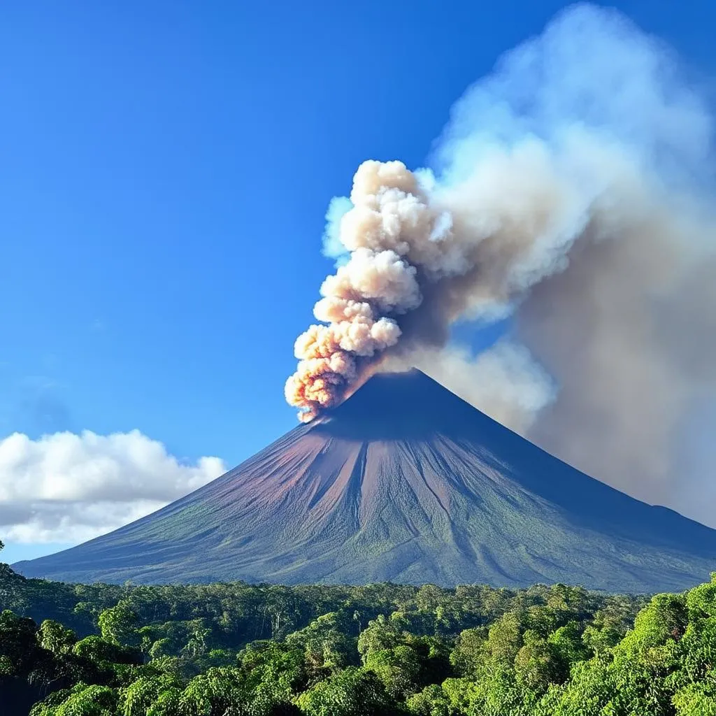 Majestic Arenal Volcano in Costa Rica