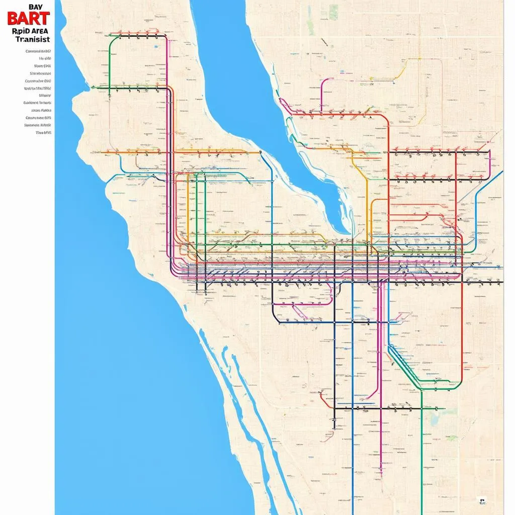 BART System Map