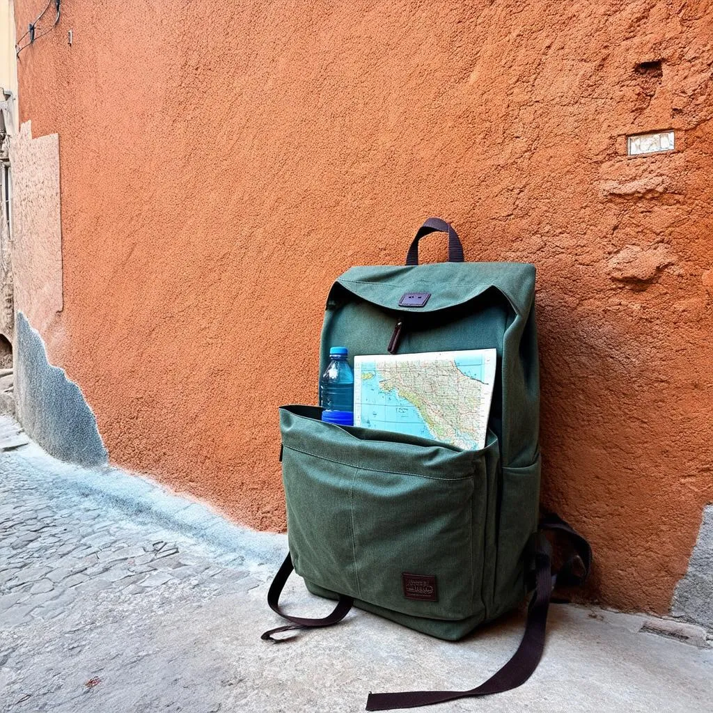 Backpack in Italy