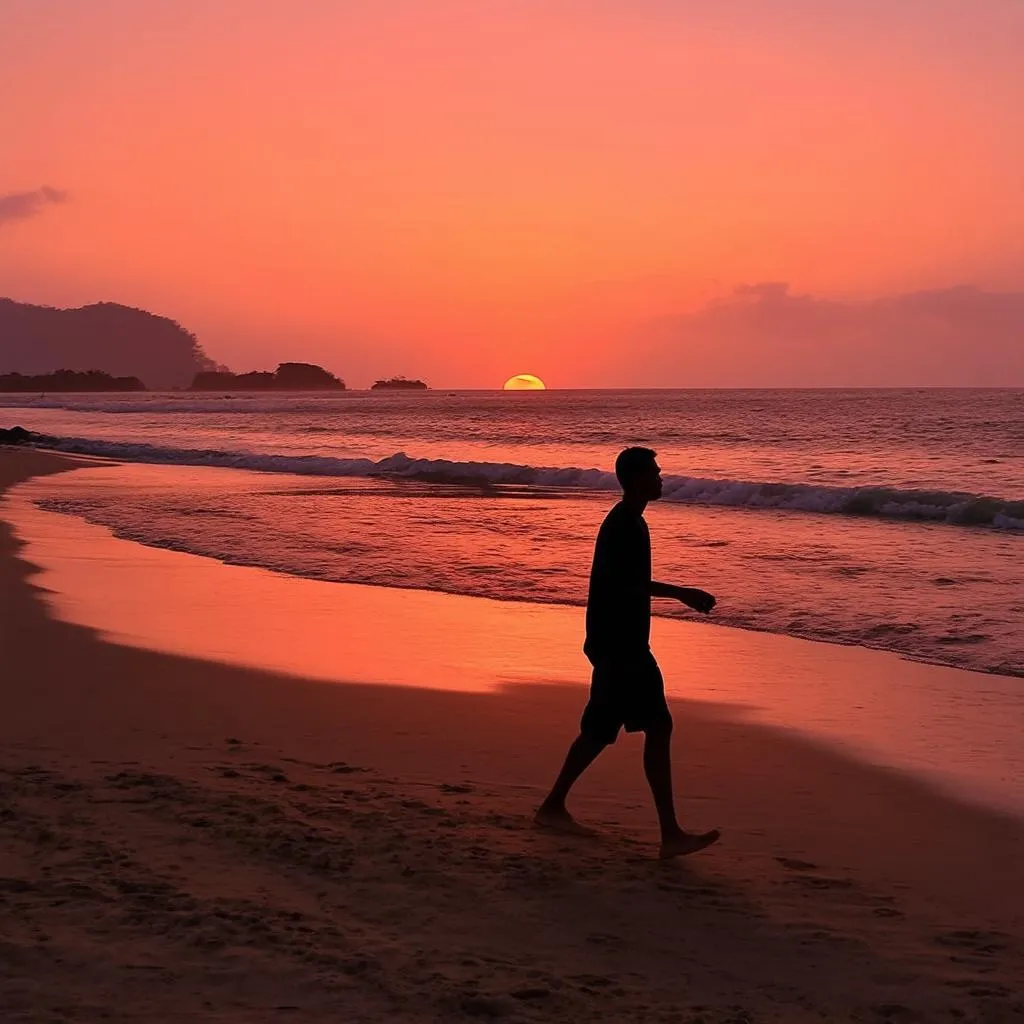 Bali Beach Sunset