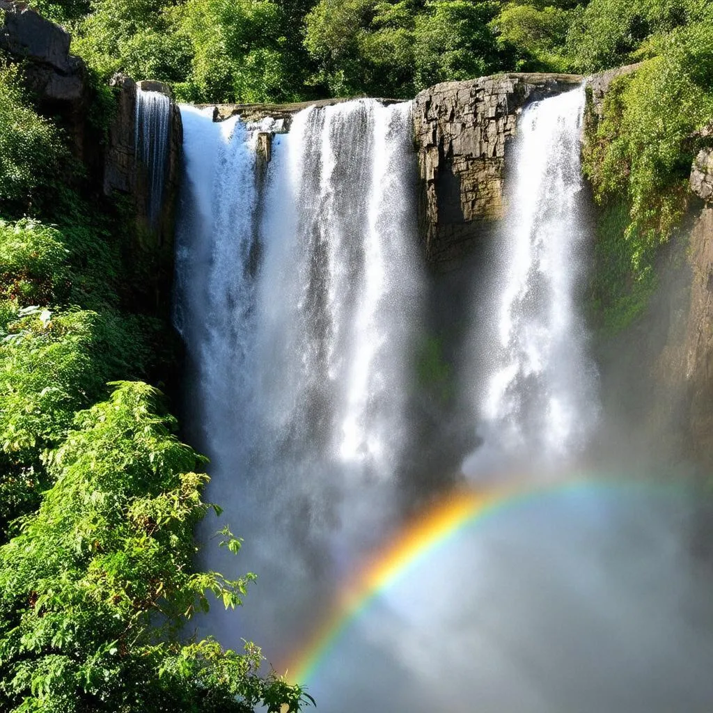 Majestic waterfall in Cao Bang