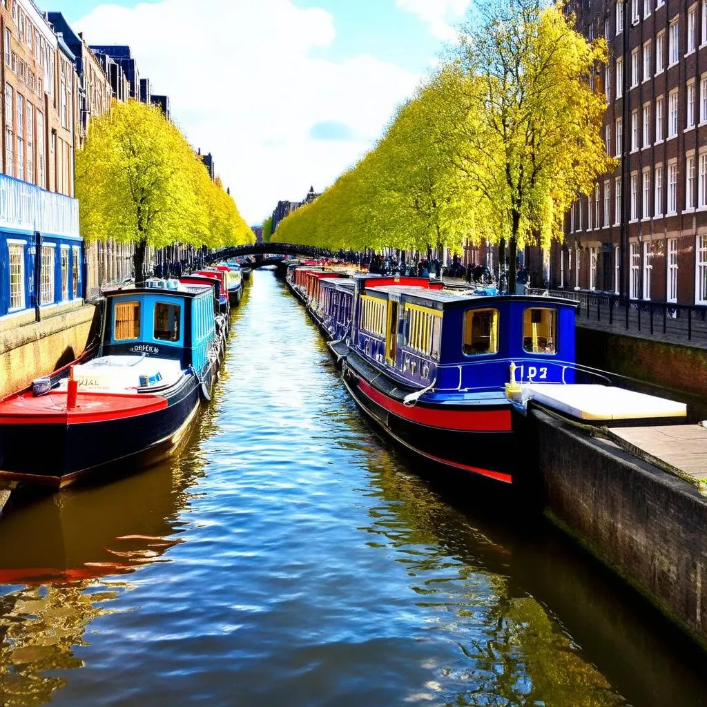 Canal Boats in Birmingham