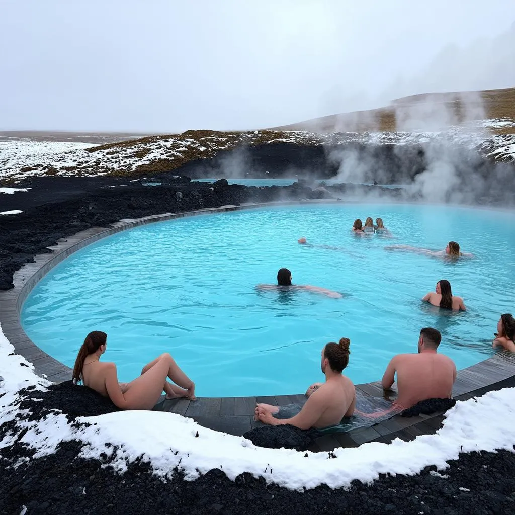 Iceland hot springs, geothermal spa, Iceland tourism