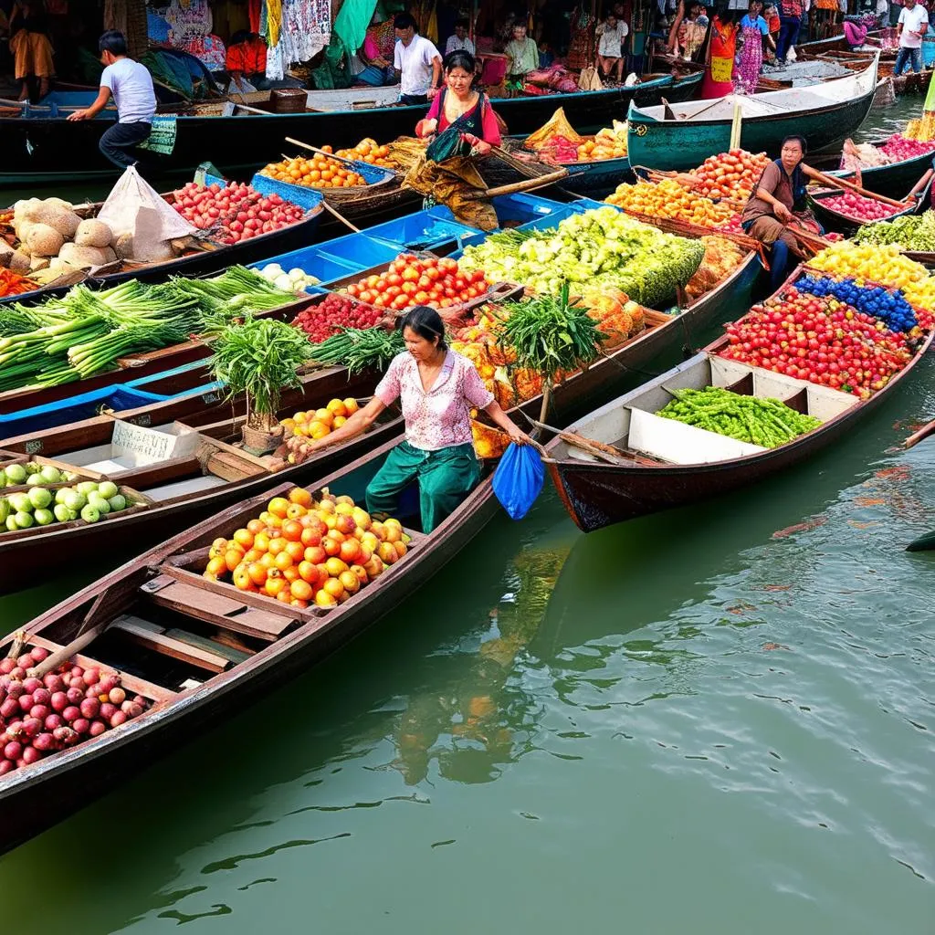 Cai Be Floating Market