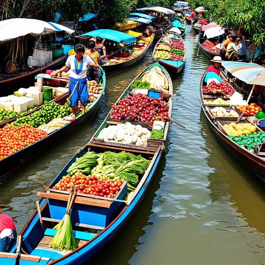 Cai Rang Floating Market