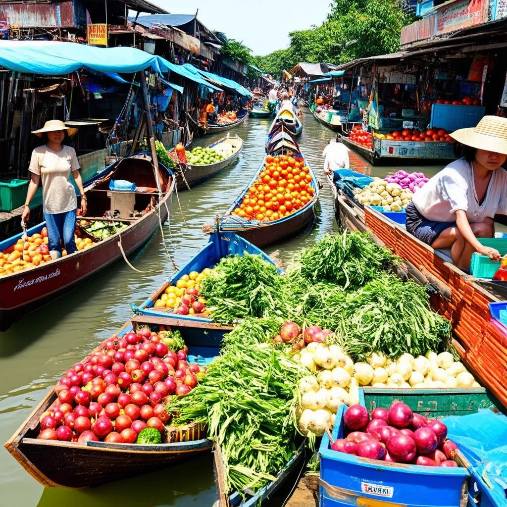 Cai Rang Floating Market