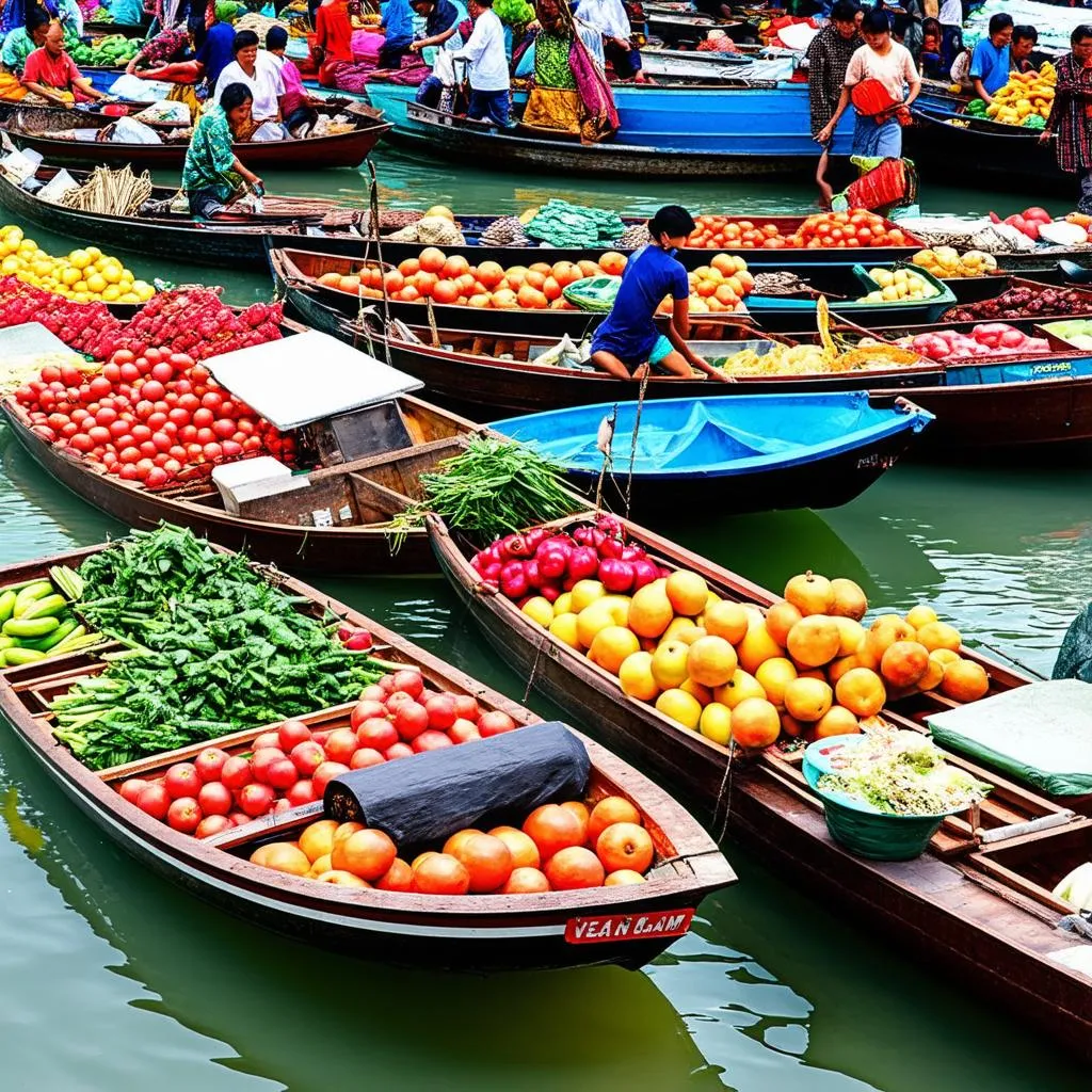 Cai Be Floating Market