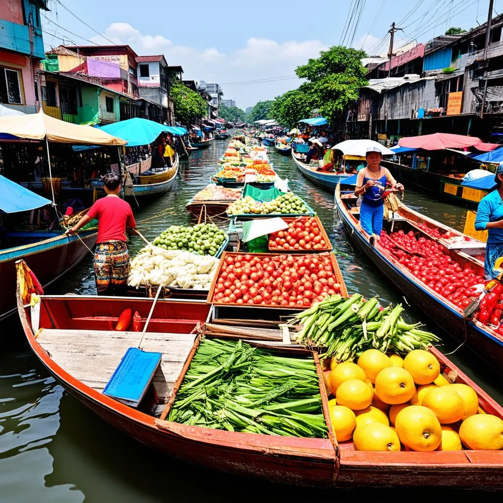 Cai Be Floating Market