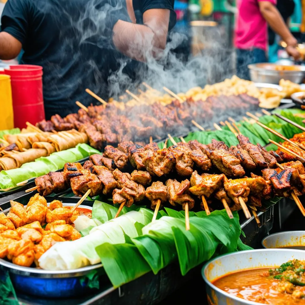 Delicious Cambodian street food