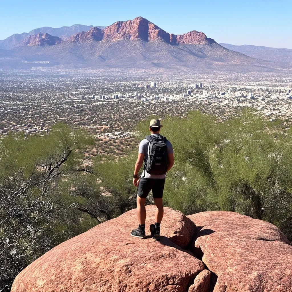 Hiking Camelback Mountain