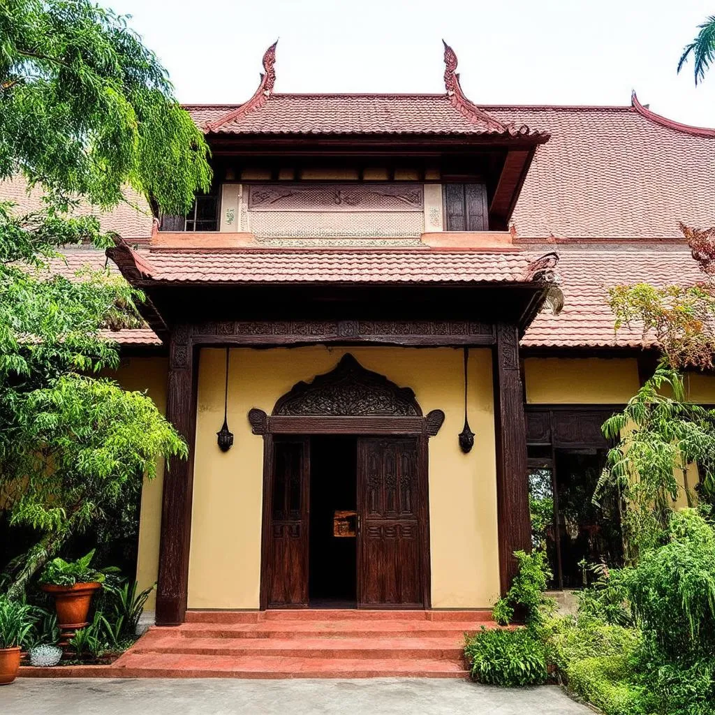 A traditional Vietnamese house in Can Tho