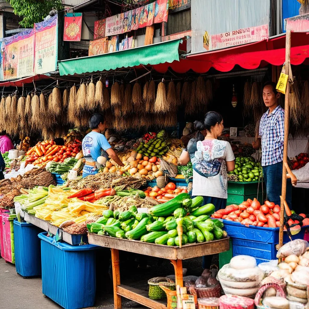 Bustling Marketplace