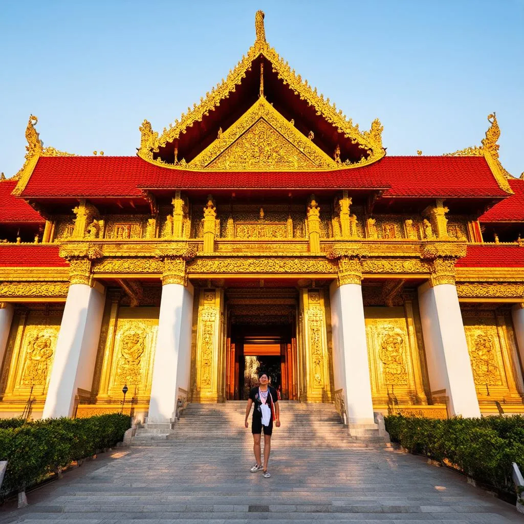 Golden grandeur of Dai Nam Temple