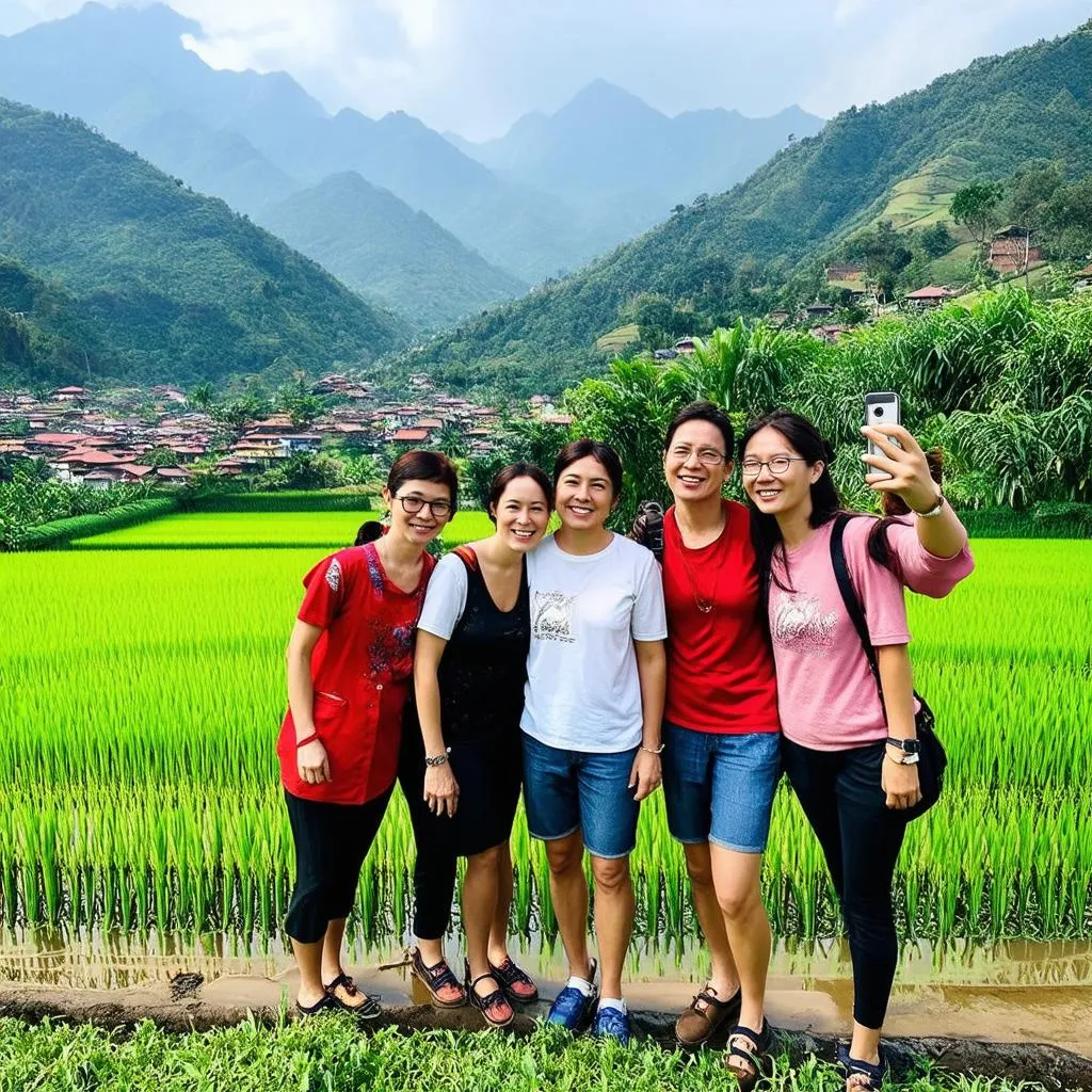 Domestic Tourists in Vietnam