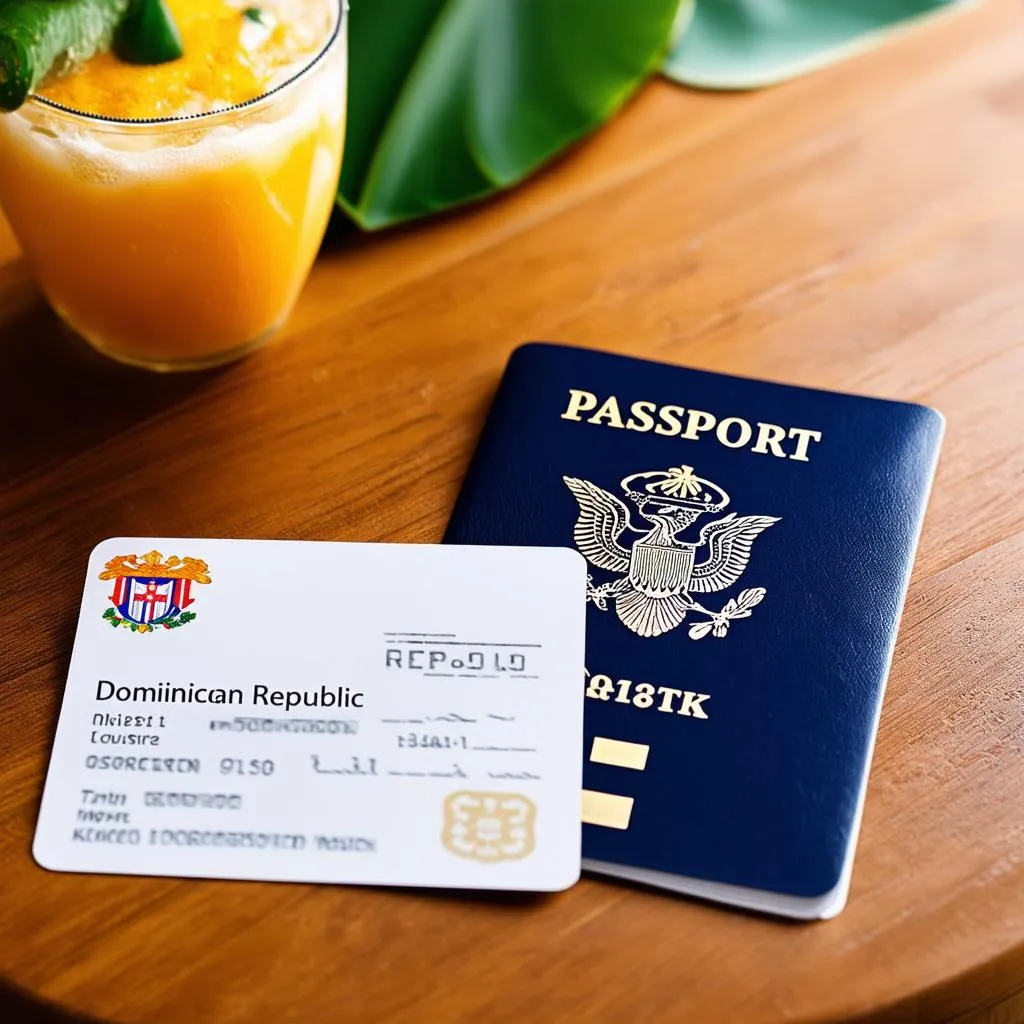 Dominican Republic Passport and Tourist Card