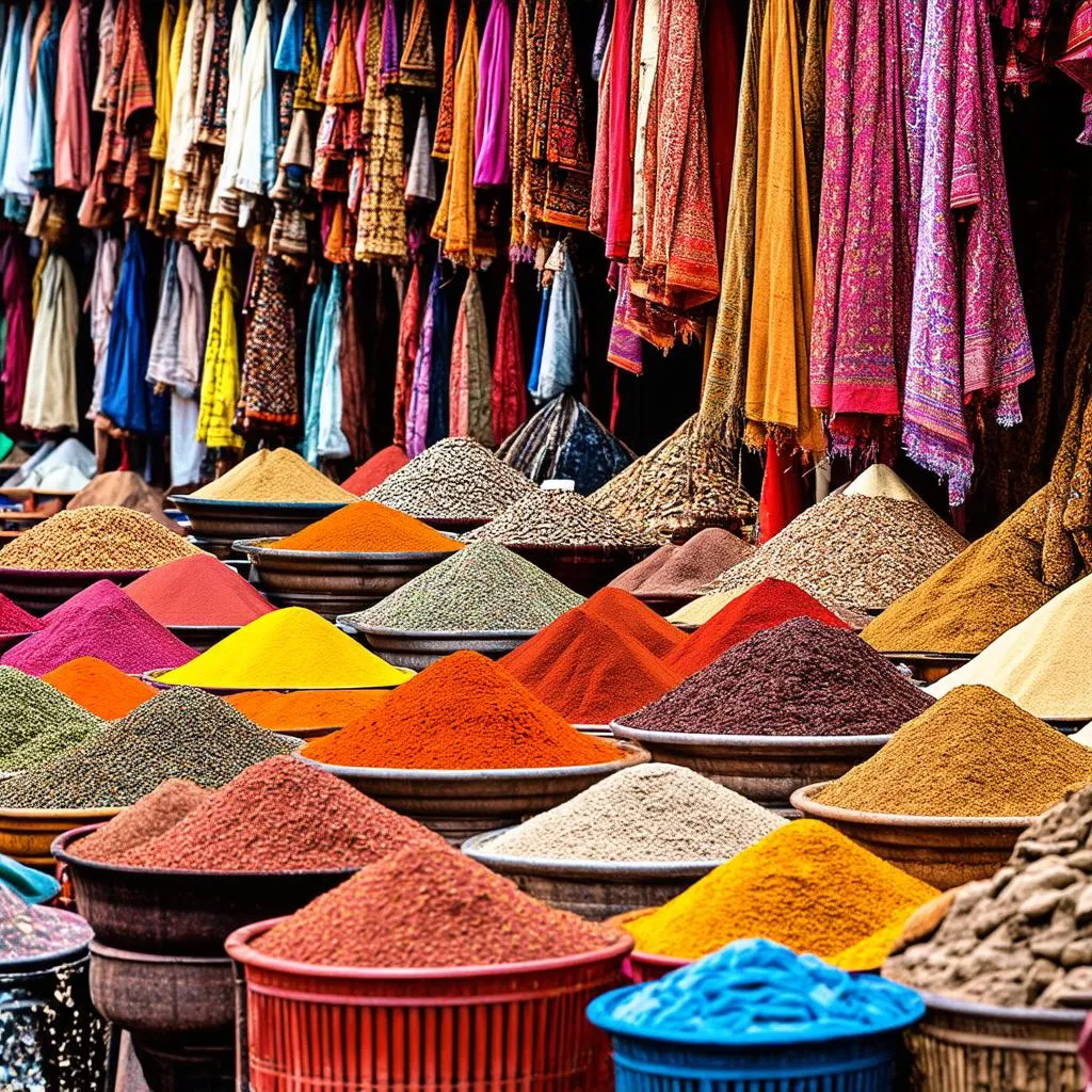 Vibrant Souk in Dubai