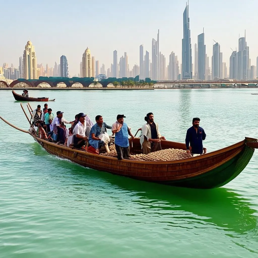 Dubai Creek Abra Ride