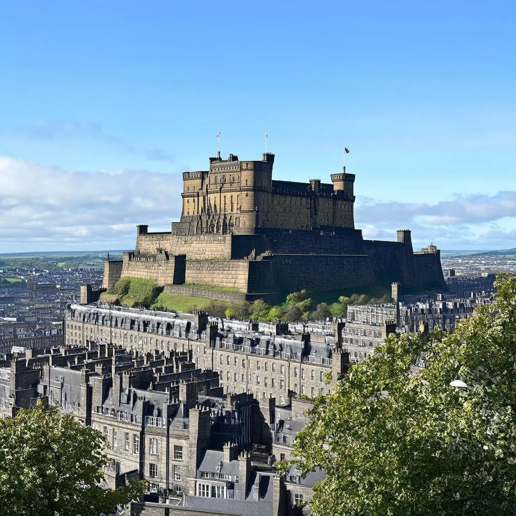 Edinburgh Castle in Scotland