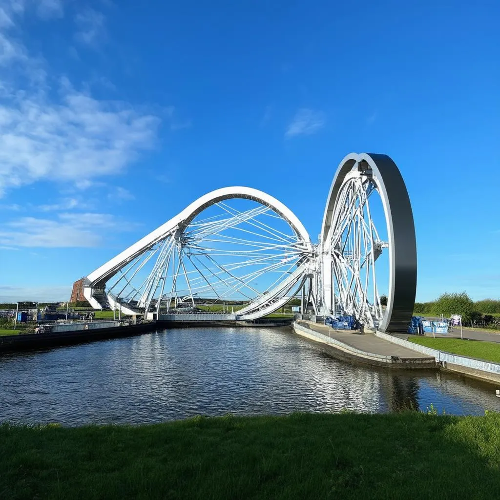 The Falkirk Wheel in Scotland