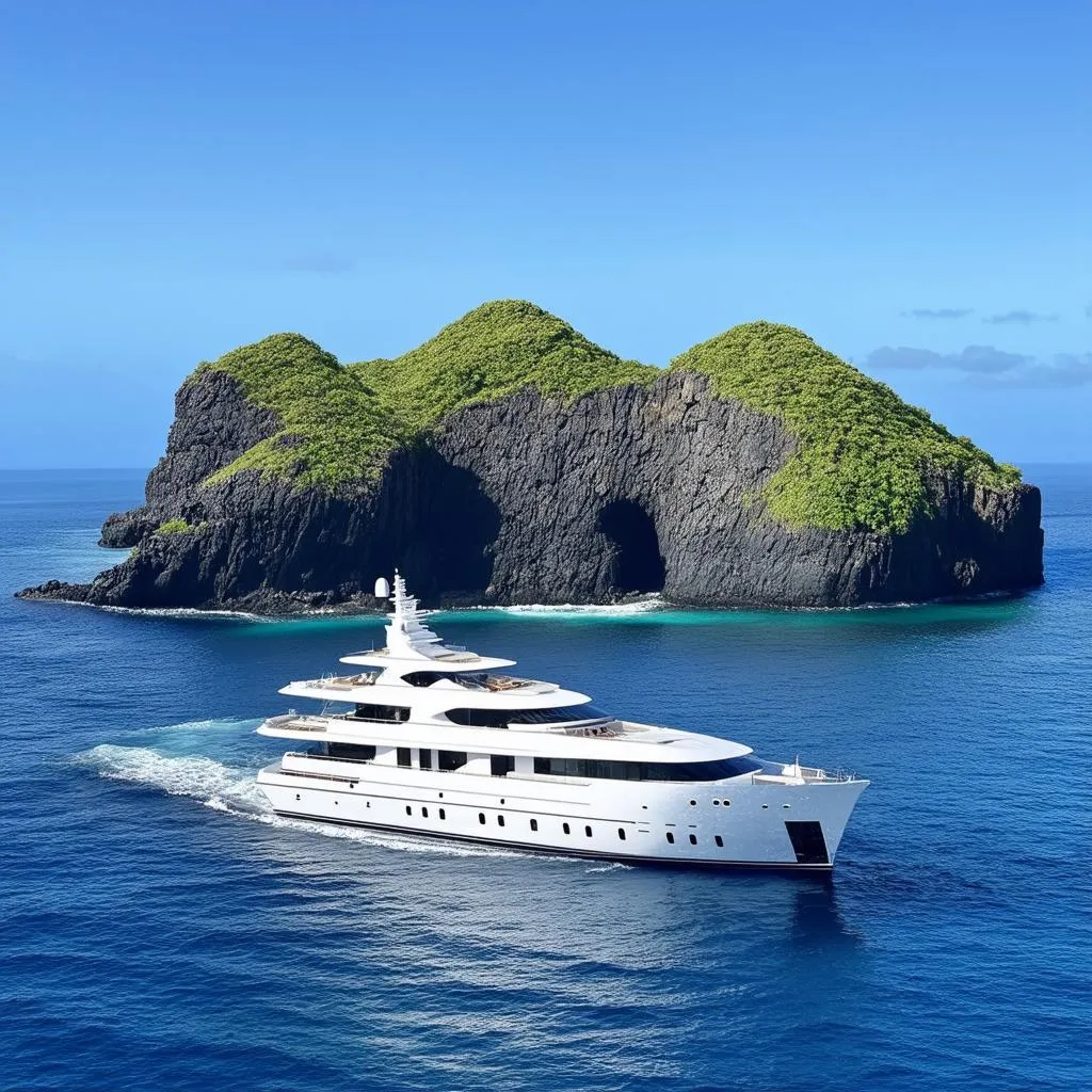 Luxury Yacht in the Galapagos