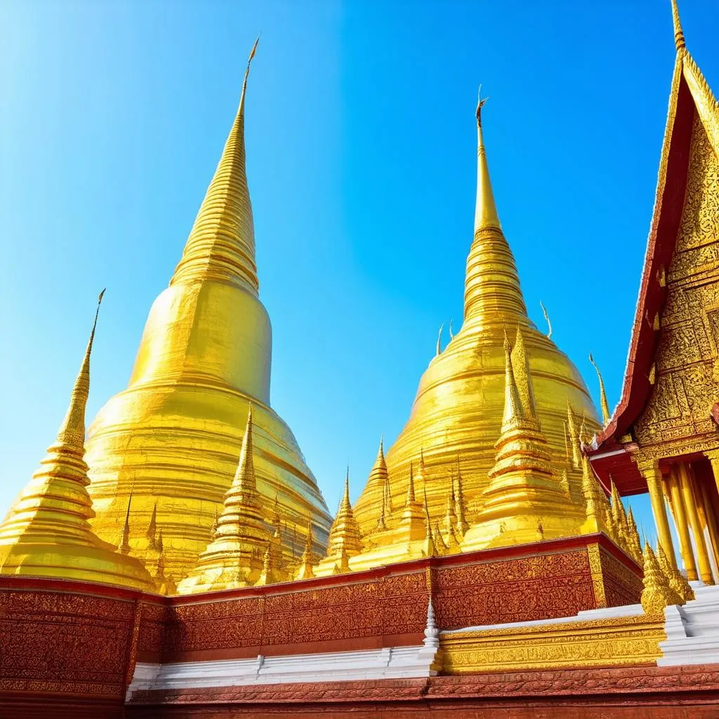 The Grand Palace in Bangkok, Thailand.