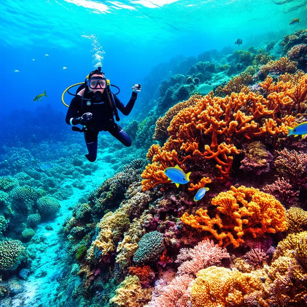 Scuba Diving in the Great Barrier Reef