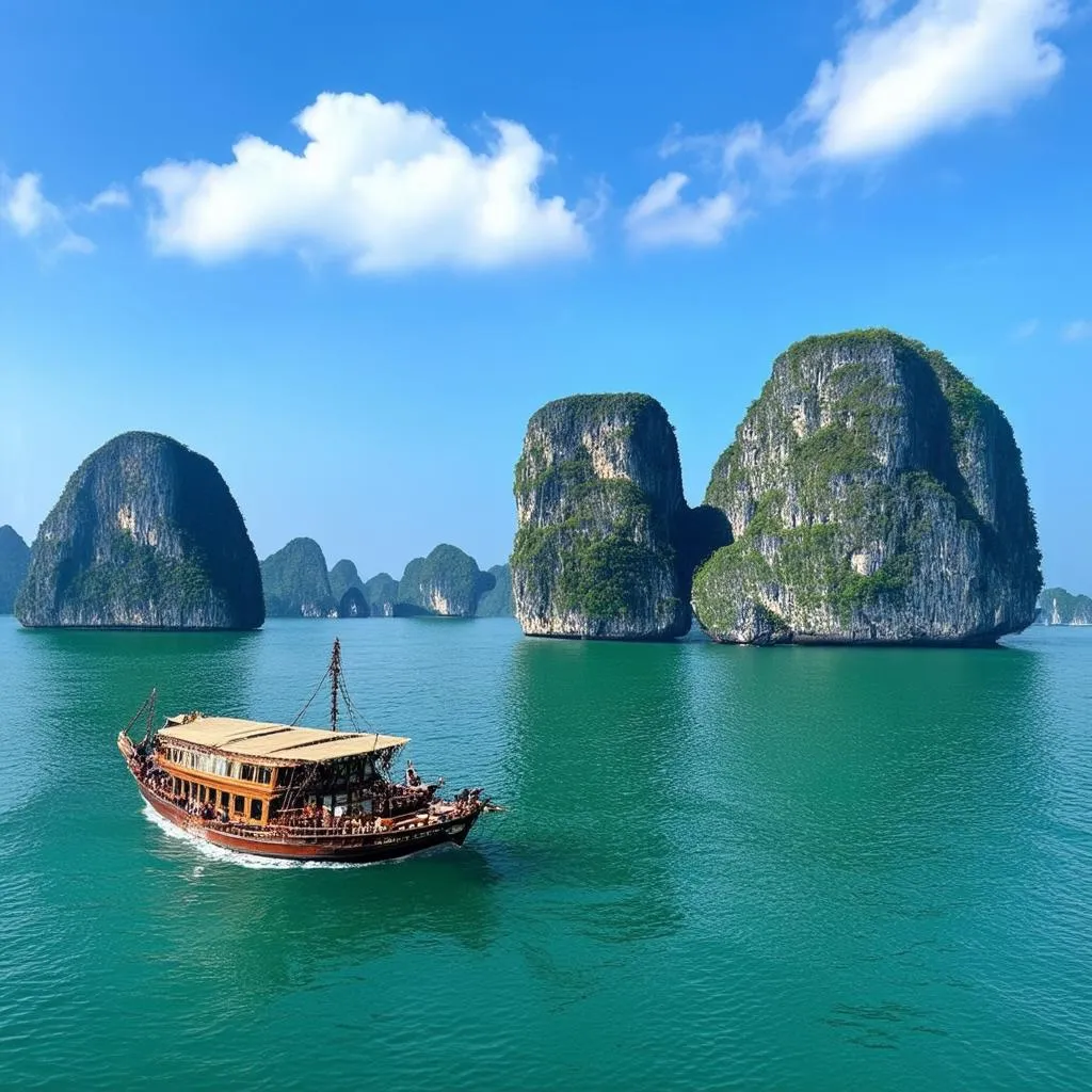 Scenic View of Ha Long Bay