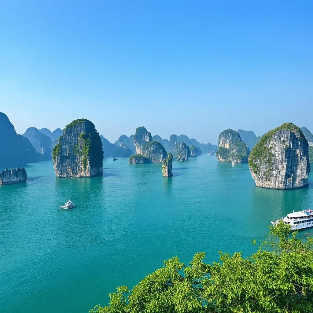 Scenic View of Ha Long Bay